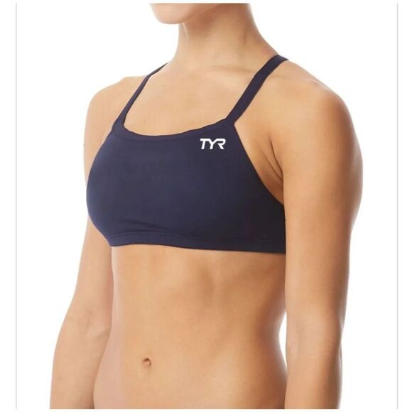 Women's TYR Durafast Diamond Fit Swimsuit Top XL (14-16) - Picture 1 of 5